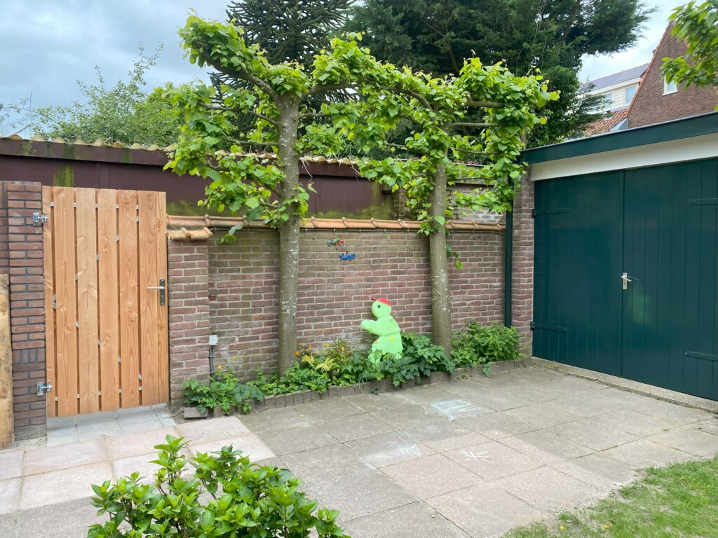 Voor: de oude tuin