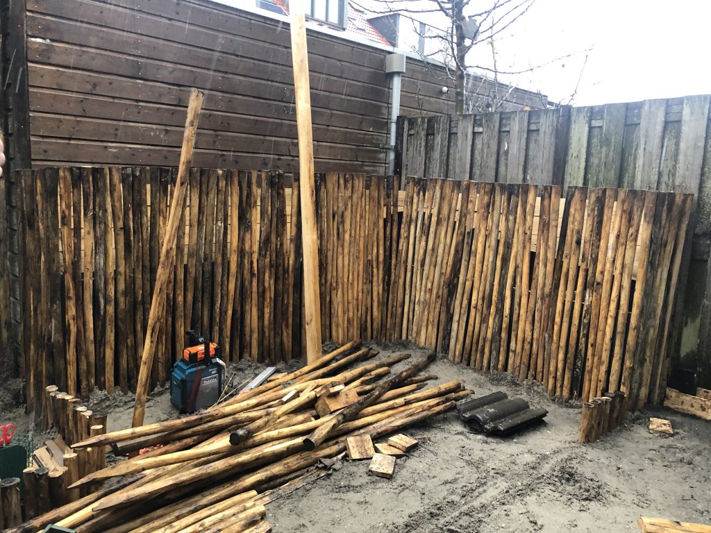 Aanleg: plantenbak maken